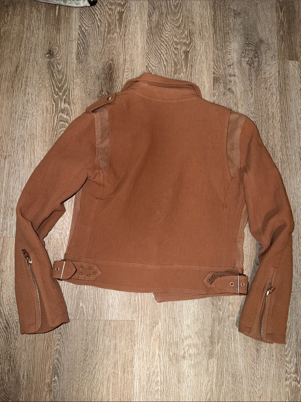 Moto Jacket in Brown - Picture 5 of 5